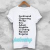 Disney Princes T-shirt unisex TPKJ3