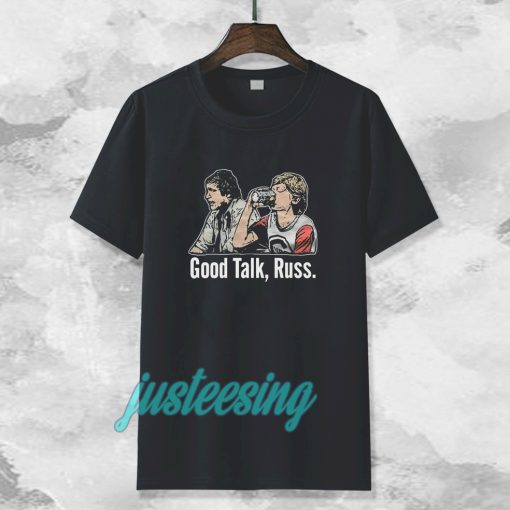 Good Talk Russ Black T-Shirt TPKJ3