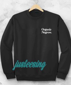 Organic Negrow Sweatshirt Black TPKJ3