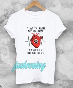 Twenty One Pilots It ain't the speakers that bump hearts T shirt TPKJ3