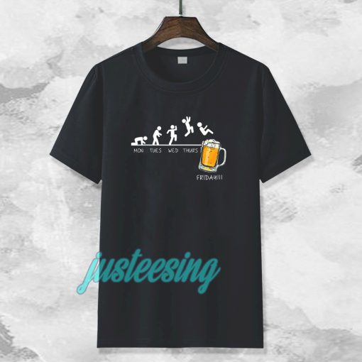 beer drinking t-shirt TPKJ3