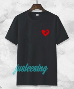 broken heart t-shirt TPKJ3