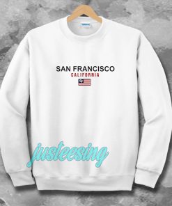 san francisco california sweatshirt TPKJ3