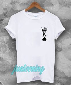 Herren Krone King Of Spades Poker t-shirt TPKJ3