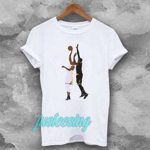 LeBron James Block On Andre Iguodala Unisex t-shirt TPKJ3