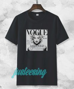 Unisex 80'S Madonna Vogue Short Sleeve T-Shirt TPKJ3