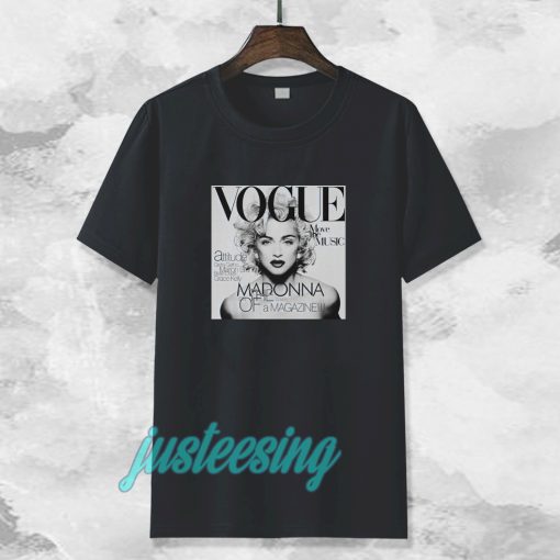 Unisex 80'S Madonna Vogue Short Sleeve T-Shirt TPKJ3