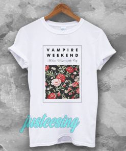 Vampire Weekend Floral Tee T-Shirt TPKJ3