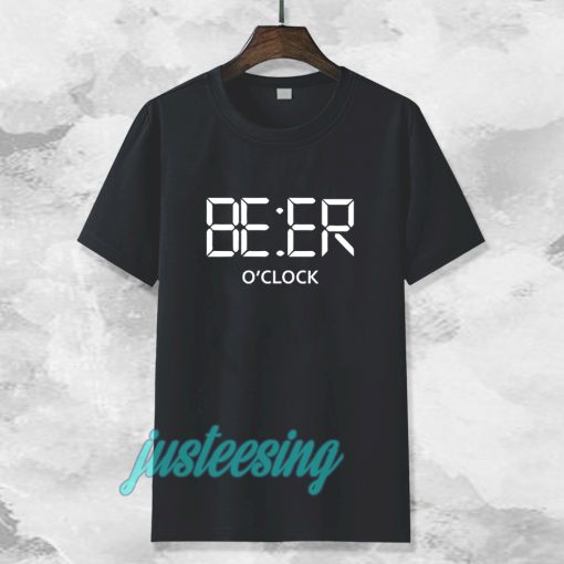 beer o'clock t-shirt unisex TPKJ3