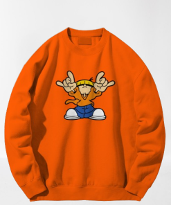 Kids Next Door Numbuh 4 Orange Print Sweatshirt TPKJ3