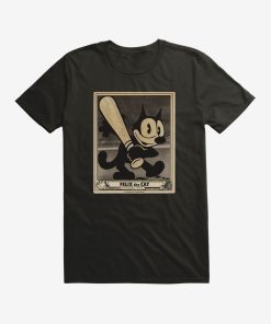 Felix The Cat Baseball Card T-Shirt TPKJ3