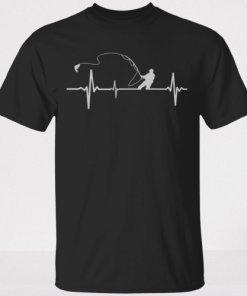 Fishing heartbeat t-shirt TPKJ3