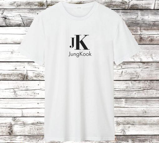 BTS Jungkook CK JK T Shirt